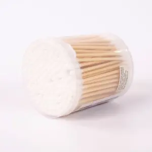 Premium Eco-Friendly Cotton Buds 100% COTTON BUDS Ear Cleaning 200 STICKS Removing Dust & Dirt Multipurpose Double tip cotton