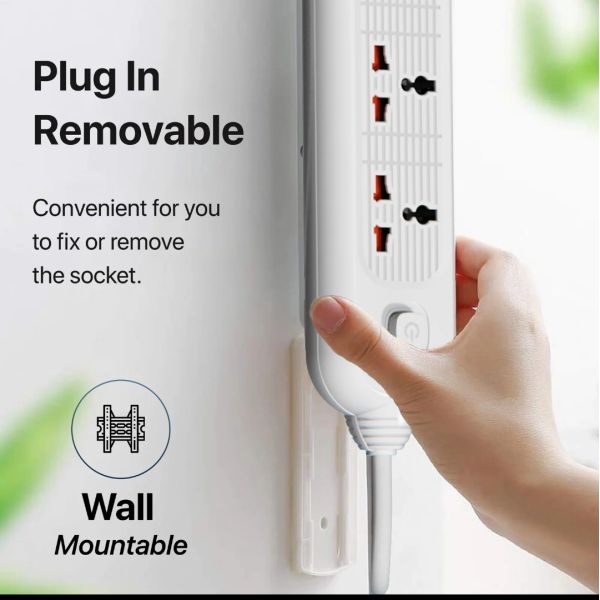 Premium Heavy-Duty Multiplug with Safety Breaker | Child Safety Protection | High Conductivity Copper | 750°C Anti-Flaming Body | High-Performance Power Cable - Image 4