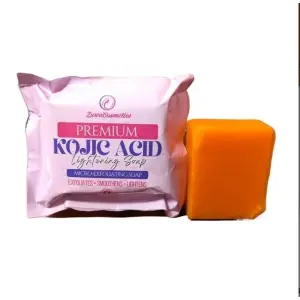 Premium Kojic Acid Soap by Zuwa Cosmetics, Exfoliates, Smoothens, Lightens - 135 gm