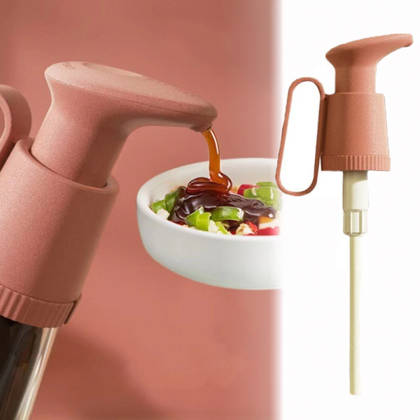 Premium Manual Press Pump Dispenser for Sauces, Oils, and Condiments - Kitchen Cooking Tool - Image 3