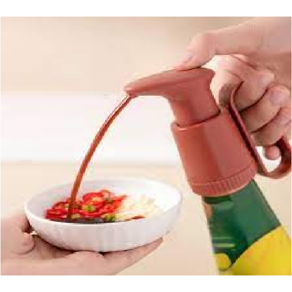 Premium Manual Press Pump Dispenser for Sauces, Oils, and Condiments - Kitchen Cooking Tool - Image 5