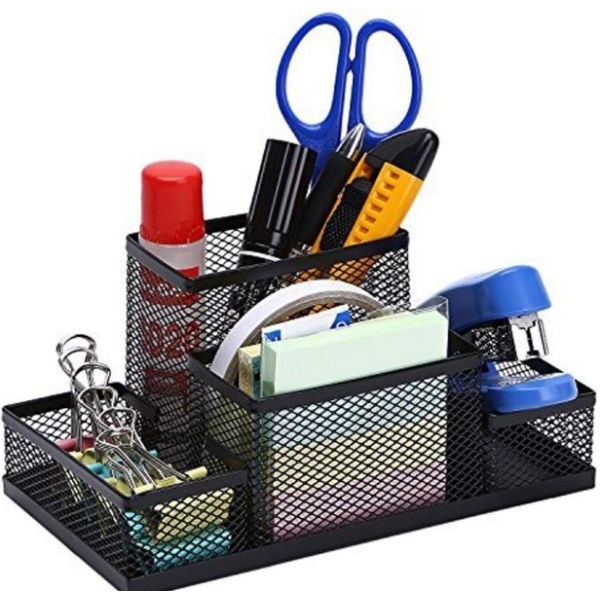 Premium Metal Desktop Organiser / Pen Stand – Stylish & Durable Office Accessory - Image 2