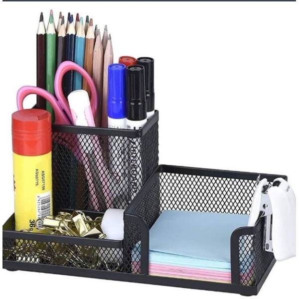 Premium Metal Desktop Organiser / Pen Stand – Stylish & Durable Office Accessory - Image 3