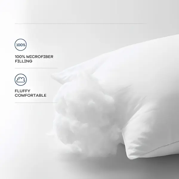 Premium Microfiber Pillow 16x26 Inch – Soft & Supportive | Hypoallergenic | Hotel Quality – For Bed & Sofa – Nepal - Image 5