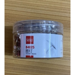 Premium Steel Thumb Tacks in Clear Storage Box – Strong