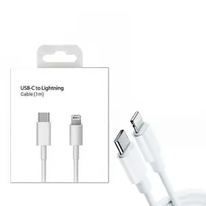 Premium TC to iPh Data Cable (6Months Warranty) 20W Fast Charge Charger Wire 1M (6Months Warrenty)