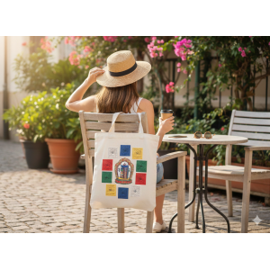 Printed Cotton Tote Bag-Side Bag-Shoulder Bag For Women