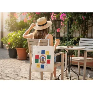 Printed Cotton Tote Bag-Side Bag-Shoulder Bag For Women