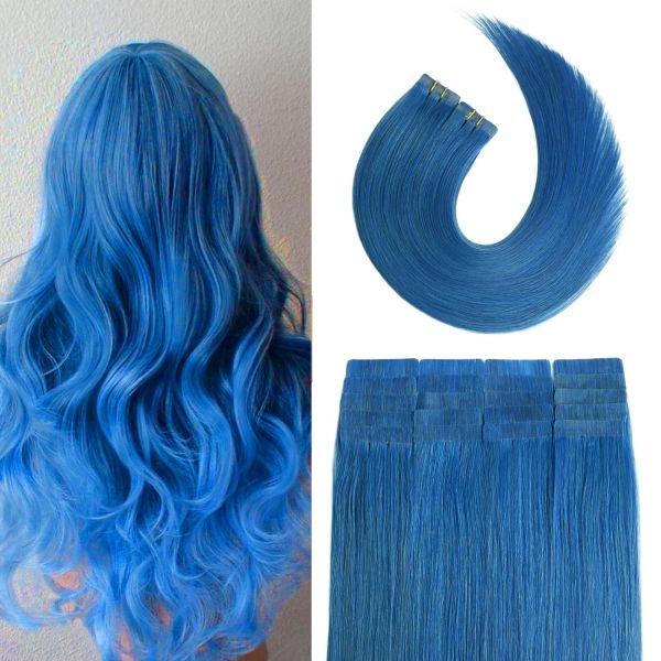 Professional Colorful Real Human Tape In Hair Extensions - Image 3