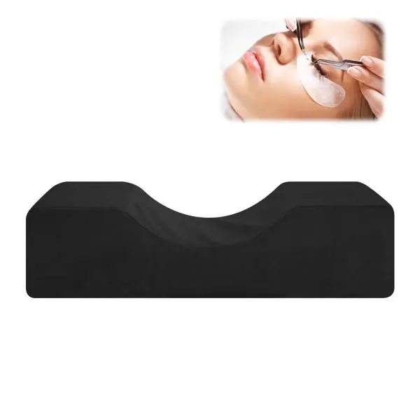 Professional Eyelash Pillow for Lashes Extension Extension Pillow Makeup Salon Memory Foam Soft U Shape Professional Neck Support Eyelash Grafting Pillow Cushion with Pocket - Image 4