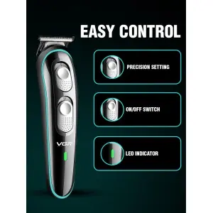 Professional Hair Trimmer VGR V - 055 For Men 4 Guide Combs