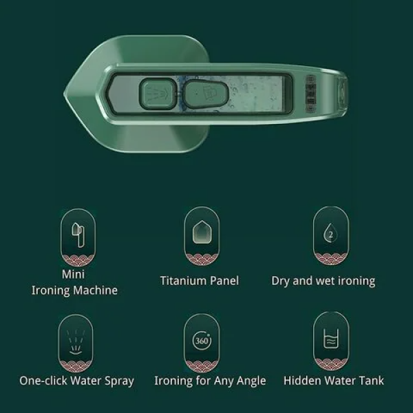 Professional Micro Steam Iron Handheld Portable for Suit - Image 3