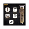 Professional Rechargeable Hair Clipper T5 150 MIN RUNTIME – Gold Lion Design