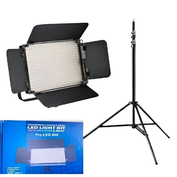 Professional Video Light Pro Led 600 with Barndoor Professional Dual Colour Led Video Light - Image 4