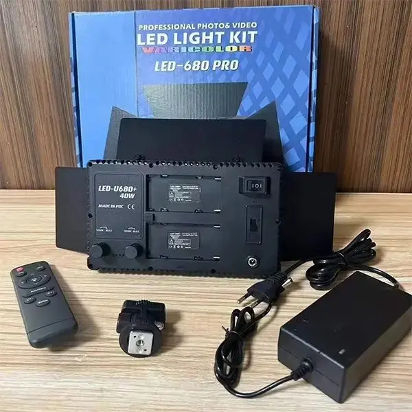 Professional Video Light Pro Led 680 With UpTo 7ft Tall Stand - Image 2