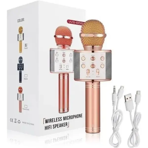 Professional Ws-858 Handheld Ktv Microphone Portable Wireless Karaoke - Image 3