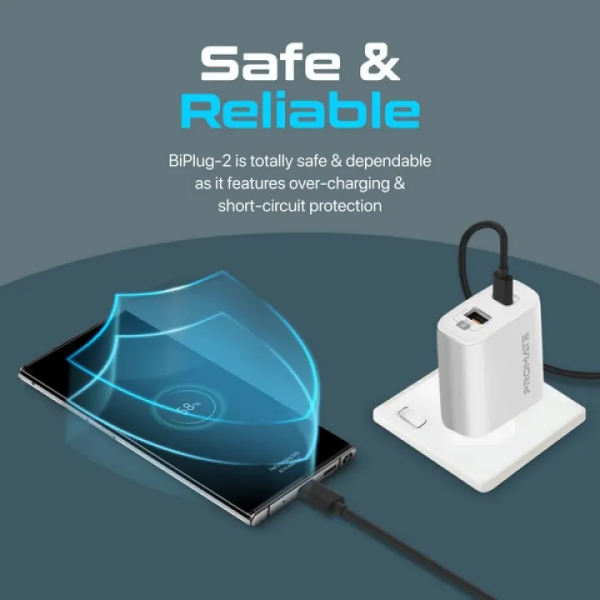 Promate Biplug-2 Charger - Image 3