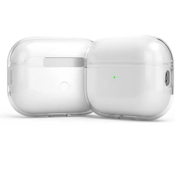 Protective Case for Airpods Pro 2 Transparent & Full Black PC Hard Shell Cover - Image 2