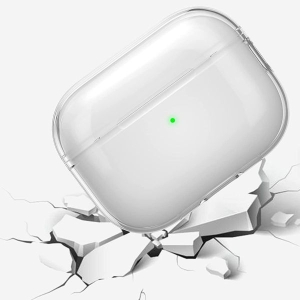 Protective Case for Airpods Pro 2 Transparent & Full Black PC Hard Shell Cover