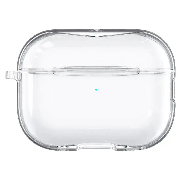 Protective Case for Airpods Pro 2 Transparent & Full Black PC Hard Shell Cover - Image 4