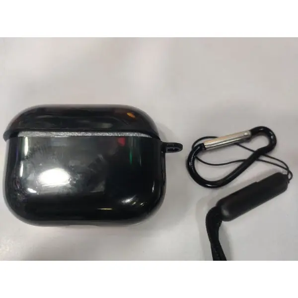 Protective Case for Airpods Pro 2 Transparent & Full Black PC Hard Shell Cover - Image 5