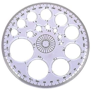 Protractor 360 Degree With Circles