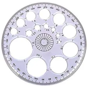 Protractor 360 Degree With Circles