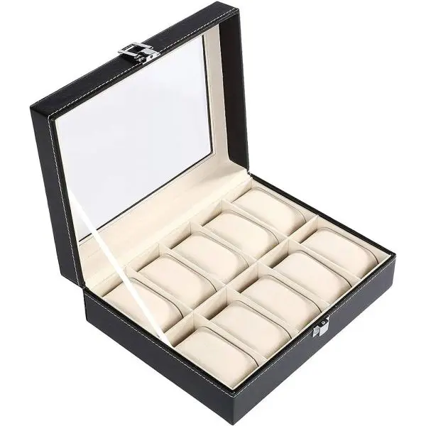 Vintage Watch Box Women Men's Gift -Business