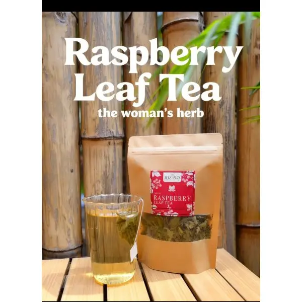 Pure Raspberry Leaf Tea – Pregnancy Tea, Labor Prep, Uterus Strengthening & Period Pain Relief | Herbal Women’s Health Tea - 30GMS Small Kraft Pack - Suiro Teas - Image 5