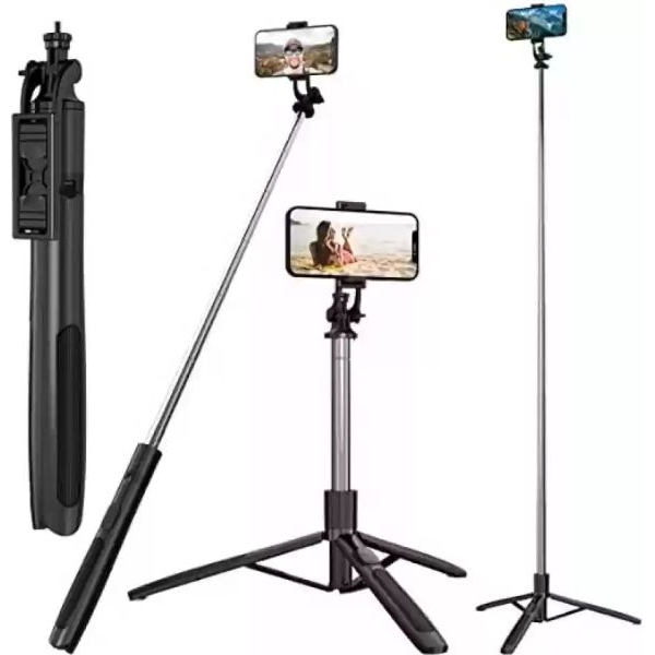 Q05 / Q06 Selfie Stick Phone Tripod Bluetooth Remote Extendable Monopod - Image 2