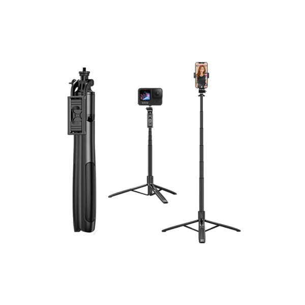 Q05 / Q06 Selfie Stick Phone Tripod Bluetooth Remote Extendable Monopod - Image 5
