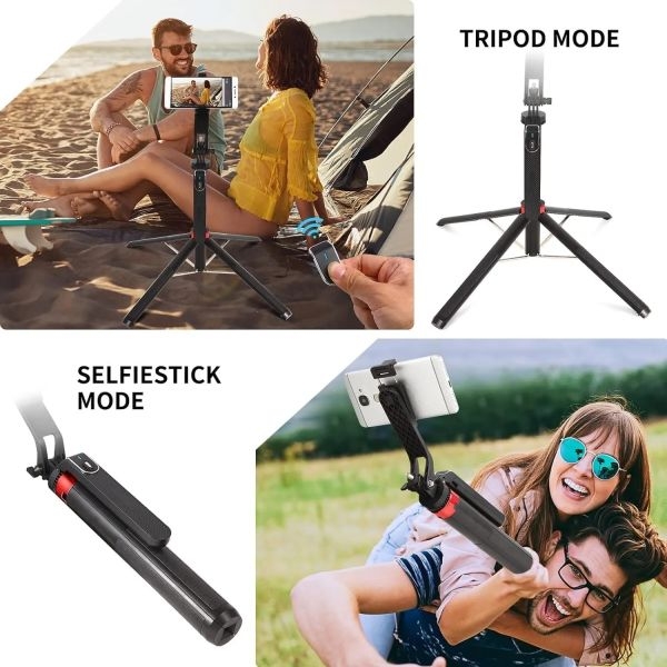 Q185 Intelligent Face Tracking Selfie Stick 360 Degree Rotation Stabilizer with Remote Shutter Wireless Bluetooth Selfie Stick Tripod - Image 4
