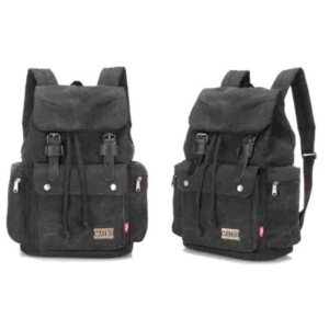 Quality Canvas Jeans Fabric Unisex School Backpack
