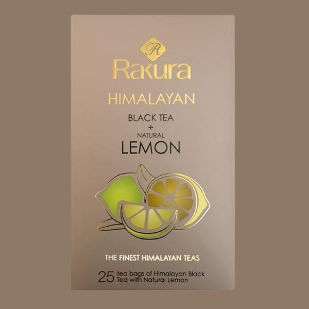 Citrus Rakura Tea Rakura Himalayan Black Tea + Natural Lemon (25 Tea Bags) - Kinaun ...