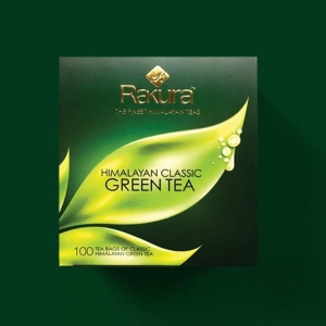 Rakura Himalayan Classic Green Tea (100 Tea Bags ENV)