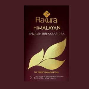 Rakura Himalayan English Breakfast Tea (100 Tea Bags ENV)