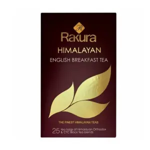 Rakura Himalayan English Breakfast Tea (25 Tea Bags)