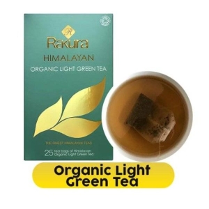 Rakura Himalayan Organic Light Green Tea (100TB) ENV