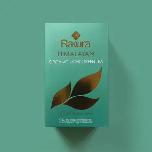 Rakura Himalayan Organic Light Green (Tea 25 Tea Bags)