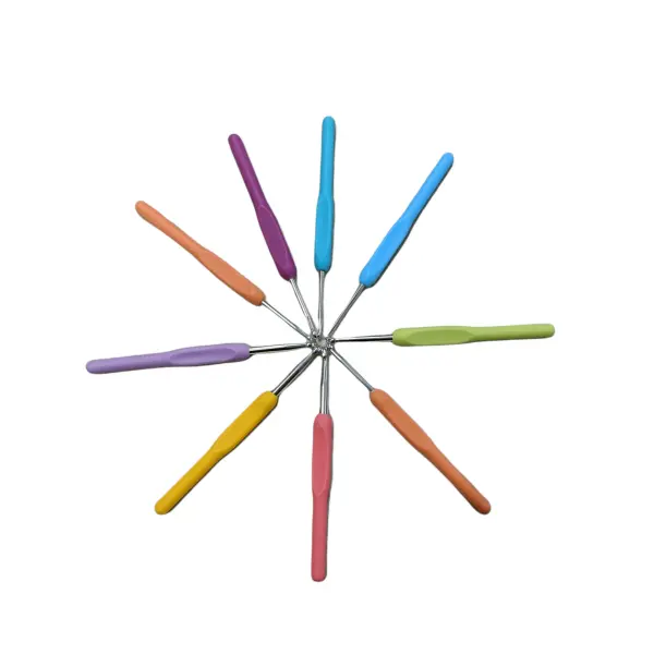 Random Size Crochet Hook 9 Piece set - Image 2