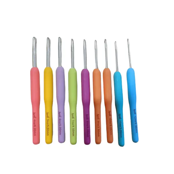 Random Size Crochet Hook 9 Piece set - Image 4
