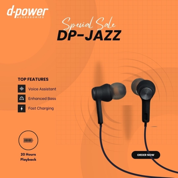 RC Bluetooth Wireless Neckband Headphones (DP-408) - Image 3