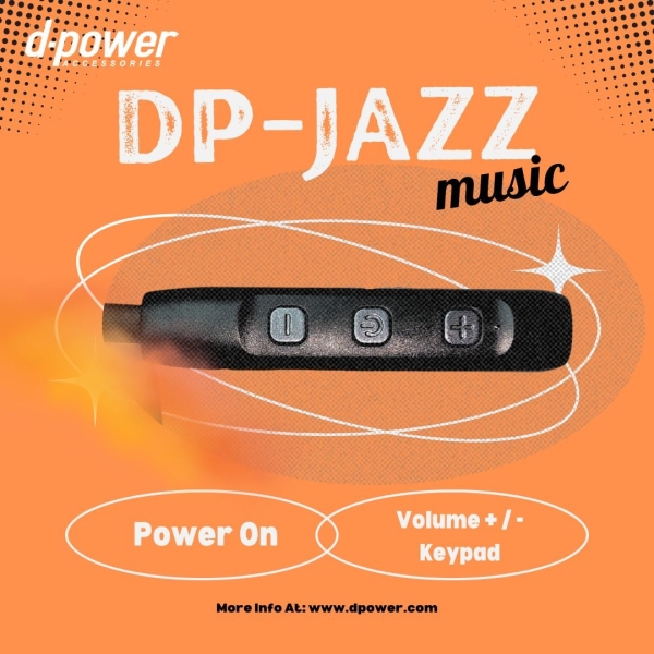 RC Bluetooth Wireless Neckband Headphones (DP-408) - Image 4