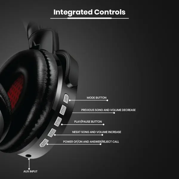 RC Everest JB951 Wireless Headset with HD Mic - Image 2