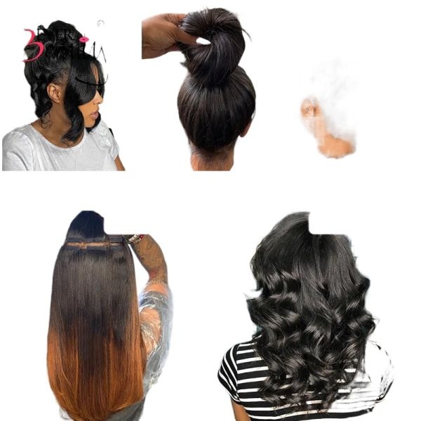 Real Tape in Natural Hair Silky Straight Hair Extensions for Fashion Salon Product - Image 3