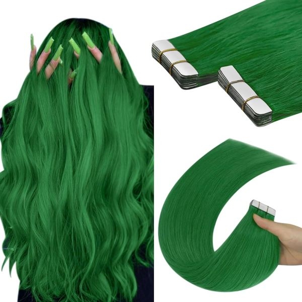 Real Tape in Natural Hair Silky Straight Hair Extensions for Fashion Salon Product - Image 2