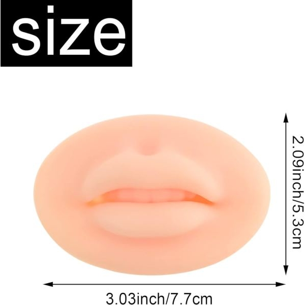 Realistic 3D Silicone Lip Practice Skin - Image 5