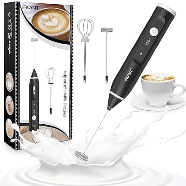 Rechargeable 2-in-1 Coffee Egg Beater and Frothier - Image 3