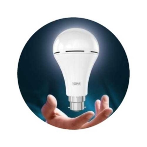 Rechargeable-Emergency-Inverter-LED-Bulb-12W-DC-AC-White-Cool-day-light-B22-Base-Pack-1
