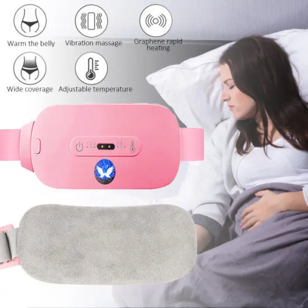 Rechargeable Period Cramp Relieve Massager 2.0 Mensural Heating Belt - Image 3